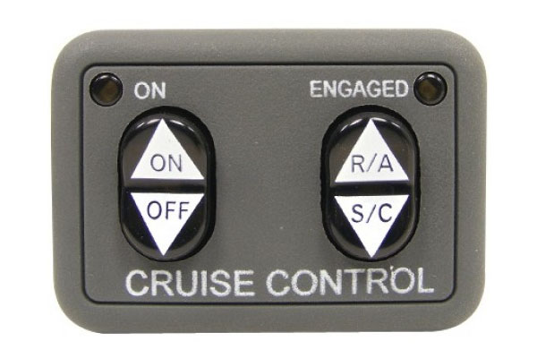  2503592 / Universal Cruise Control Switch (Dash Mount w/ Engaged LED)