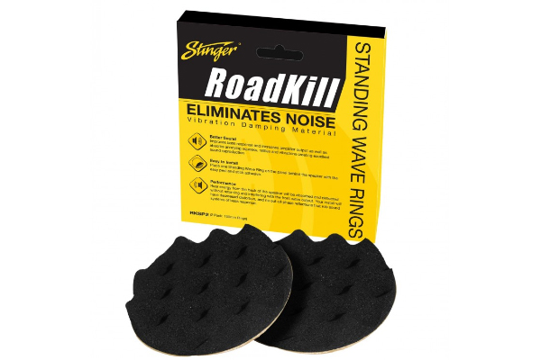  RKSP2 / RoadKill Speaker Standing Wave Rings Acoustic Foam w/ Adhesive Backing 2Pc 130 mm