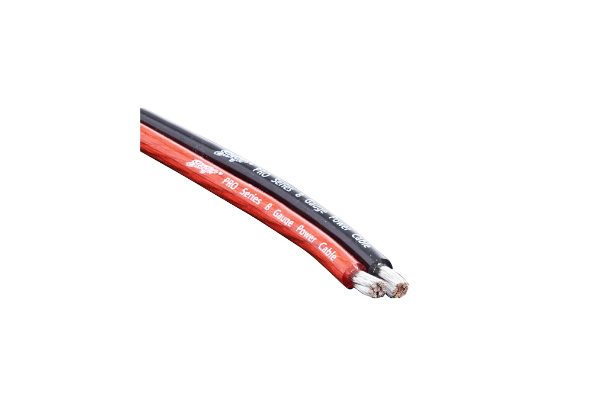  SPW18TR / 8 GA RED POWER WIRE PRO 250FT'