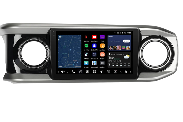  V13TA211N-MRR-TO2 / Custom-Fit Car Stereo for TOYOTA TACOMA 2016-2019 10-Inch