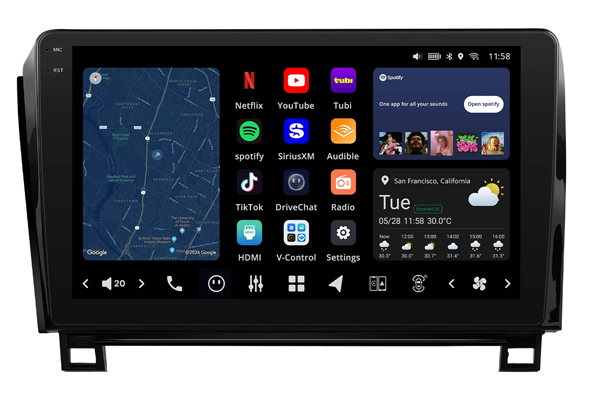  V13TU111N-MRR-TO3 / Custom-Fit Car Stereo for TOYOTA 2020-2021 SEQUOIA All