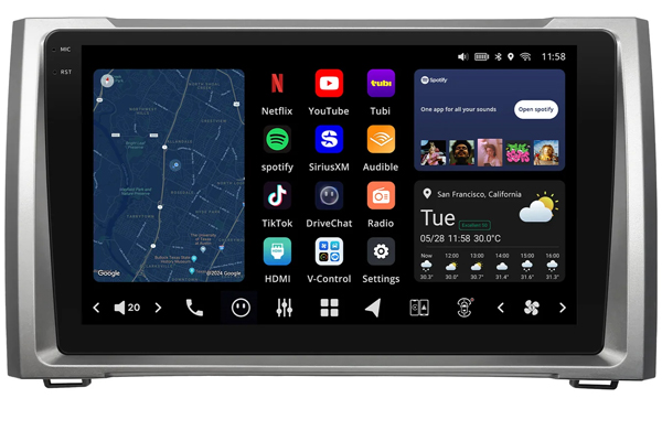  V13TU209N-MRR-TO3 / Custom-Fit Car Stereo for TOYOTA TUNDRA 2020-2021 9-Inch