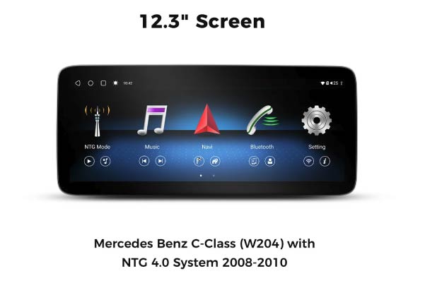  VMBCC312C8 / Mercedes Benz C-Class (W204) 2008-2010 with NTG4.0 System, 12.3