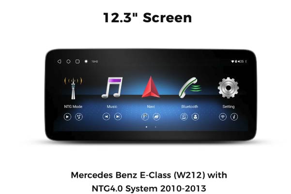  VMBEC4L12C8 / Mercedes Benz E-Class (W212) 2010-2013 with NTG4.0 System, 12.3