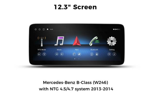  VMBEC5L12C8 / Mercedes Benz E-Class (W212) 2014 with NTG4.5/4.7 , 12.3