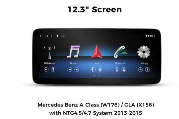  VMBGA412C8 / Mercedes Benz A-Class (W176) GLA (X156) 2013-2015 NTG4.5/4.7 System, 12.3