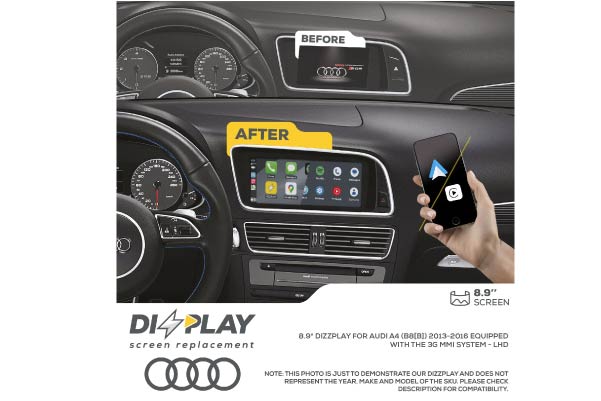  DZZ-MMI3G-A4-B8B-8-LHD / 