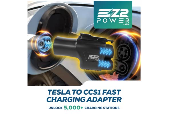  EZ-T2CS / TESLA TO TYPE 1 (CCS1) FAST CHARGE PLUG ADAPTER