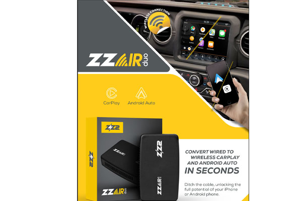  ZZAIR-DUO / Converts wired to wireless CarPlay or Android Auto